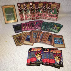 Lot of Cards Carte Konami Yu-Gi-Uh ! Trading Game Kazuki Takahashi + Manuals - Image 1