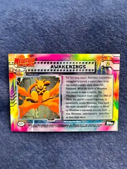1999 Pokemon Topps Mewtwo Strikes Back Awakenings Card #2 - Image 2