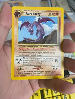 Pokemon TCG Aerodactyl Rare 15/64 Neo Revelation 2000 WOTC LP Card - Image 1
