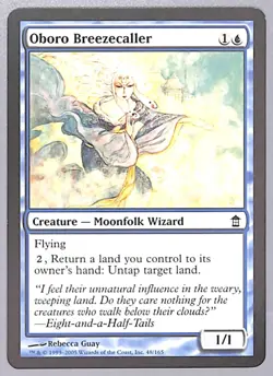 Oboro Breezecaller - 48 - Saviors of Kamigawa (SOK) MTG LP - Image 1
