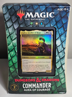 Magic The Gathering MTG - D&D Aura Of Corage Commander Deck - New Sealed - Image 1