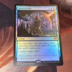 Force Of Will X1 Mtg Dominaria Remastered Nm Foil - Image 1