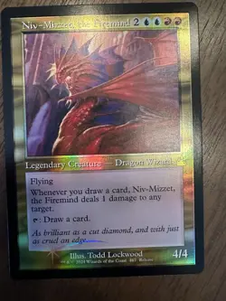 Niv-Mizzet, the Firemind : MTG *FOIL Retro Release* Ravnica Remastered #467 - Image 1