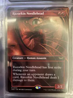 Razorkin Needlehead (Borderless) Duskmourn: House of Horror Regular - Image 1