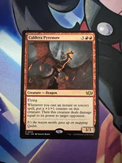 Caldera Pyremaw 0033 Non Foil Rare Tarkir Dragonstorm Commander MTG NM - Image 1
