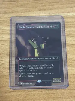 Toph, Greatest Earthbender (Borderless) TLE #70 Avatar: The Last Airbender Foil - Image 3