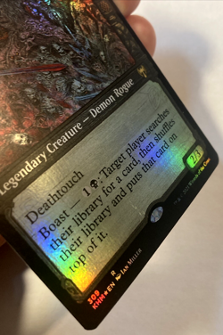 MTG Varragoth, Bloodsky Sire (Showcase Foil) Kaldheim 309 LP - NM - Image 2