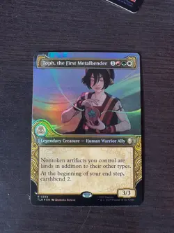 Toph the First Metalbender Extended Art Foil Magic the Gathering Avatar - Image 1