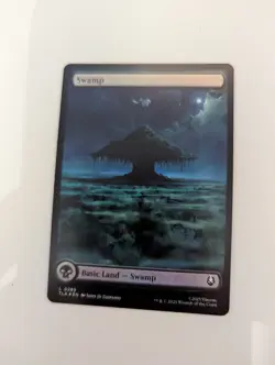 MTG Avatar *FOIL* FULL ART APPA LAND C Swamp #0289 - Image 1
