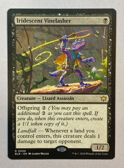 MTG - Iridescent Vinelasher - NM - Bloomburrow - Image 1