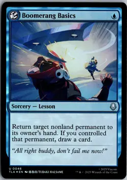 Boomerang Basics U Avatar: The Last Airbender 46 NM Foil Magic - Image 1