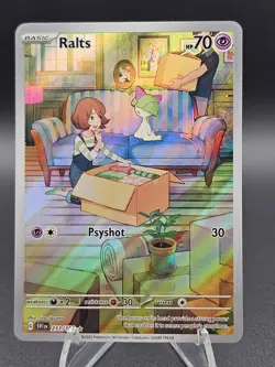 Ralts 211/198 Illustration Rare - Scarlet & Violet - Pokemon TCG - SHIPS FAST - Image 1