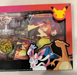2021 POKEMON CELEBRATIONS COLLECTION V MEMORIES LANCE'S CHARIZARD DARK SYLVEON - Image 3