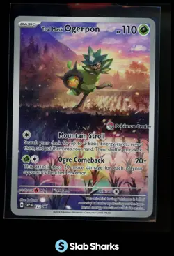 2024 POKEMON CENTER BLACK STAR PROMO SVP EN #123 TEAL MASK OGERPON - Image 1