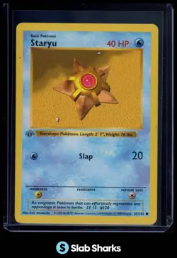 1999 POKEMON SET 1ST EDITION #65/102 STARYU - Image 1