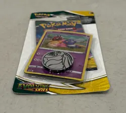 2021 POKEMON SWORD & SHIELD EVOLVING SKIES GALARIAN SLOWPOKE CHECKLANE BLISTER A - Image 4