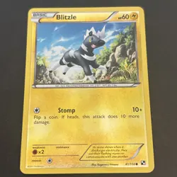 Blitzle 41/114 Reverse Holo Black & White Base Set Pokemon TCG LP 2011 - Image 1