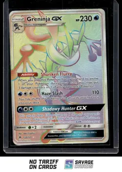 2018 Pokemon Sun & Moon - Forbidden Light Greninja-GX #133/131 - Image 1