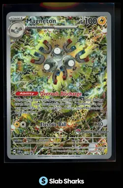 2024 POKEMON CENTER BLACK STAR PROMO SVP EN #159 MAGNETON SURGING SPARKS ETB - Image 1
