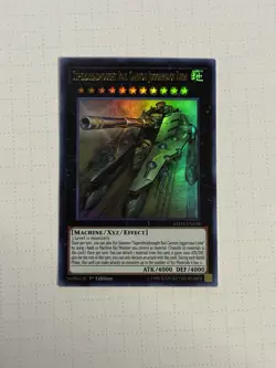 Yugioh Superdreadnought Rail Cannon Juggernaut Liebe LED4-EN034 Ultra 1st Ed NM - Image 1