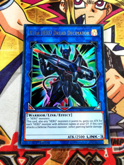 Xtra HERO Dread Decimator lehd-ena00 1st Edition (MP) Ultra Rare Yu-Gi-Oh! - Image 1