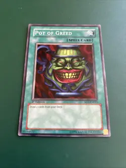 Pot of Greed SD1-EN015 1st Edition Near Mint Yu-Gi-Oh! - Image 1