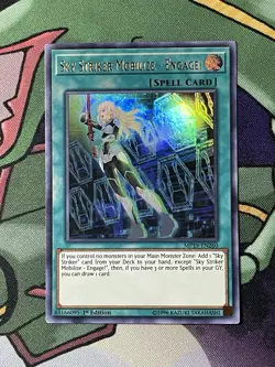 Sky Striker Mobilize Engage! MP19-EN260 2019 Gold Sarcophagus Mega Pack Yugioh - Image 1