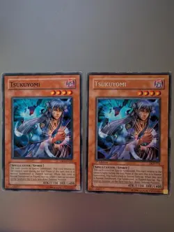 Yugioh Tsukuyomi DCR-075 Rare1st Ed/Tsukuyomi DR1 common both NM Package deal - Image 1