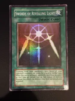 1x Yugioh Swords of Revealing Light LOB-101 MP - Image 1