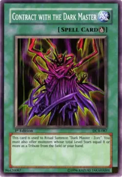Contract with the Dark Master - DCR-087 - Common - Unlimited Edition - Lightly P - Image 1
