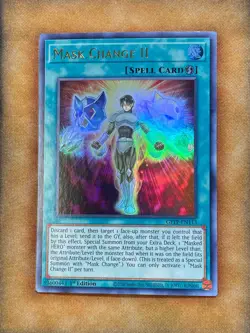Yugioh Mask Change II GFTP-EN113 Ultra Rare 1st Ed LP - Image 1