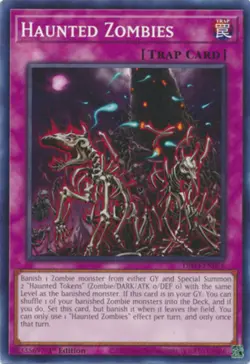 Yugioh! LP Haunted Zombies - DIFO-EN076 - Common - 1st Edition Lightly Played, E - Image 1