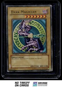 1996 YuGiOh 1st Edition Dark Magician #SDY-006 - Image 1