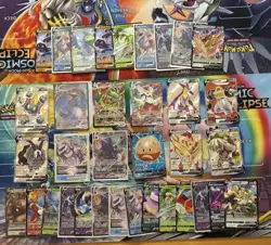 Pokemon Card Lot Full Art Alt Art Fire Rayquaza Palkia Zamazenta 36 Cards - Image 1
