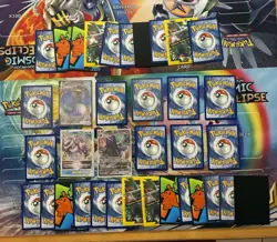 Pokemon Card Lot Full Art Alt Art Fire Rayquaza Palkia Zamazenta 36 Cards - Image 2