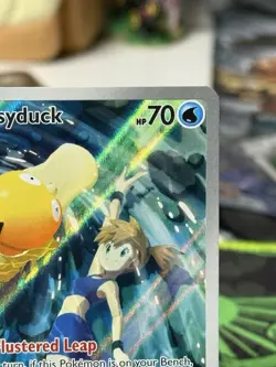 Pokemon TCG Misty's Psyduck Illustration Rare Card 193/182 SV:10 Destined Rivals - Image 3