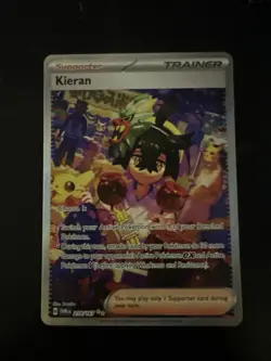 Pokemon TCG Kieran Sir 218/167SV06: Twilight Masquerade Holo Card - Image 1