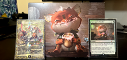 Eggnogger's Stache & Just in Fooling & Holiday Card 2024 - MTG Duel Masters WOTC - Image 1