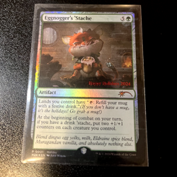 Eggnogger's Stache & Just in Fooling & Holiday Card 2024 - MTG Duel Masters WOTC - Image 3