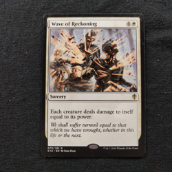 Wave of Reckoning: Commander 2016 Regular MTG rare tcg card Lightly Played - Image 1