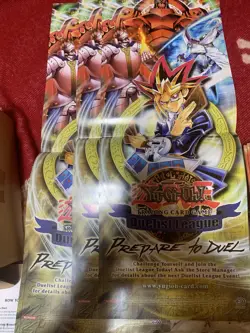 Yu-Gi-Oh! Duelist League COMPLETE tournament Kit Pins Posters Cards + Sealed NEW - Image 5
