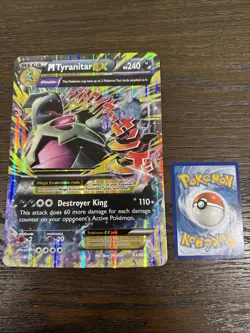 2015 Mega Tyranitar Ex Oversized Jumbo Card 43/98 - Image 1