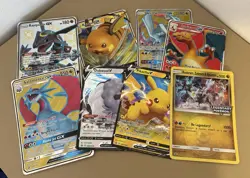 Pokemon Jumbo Card Lot (16 Cards) Charizard Pikachu Rayquaza - Image 1