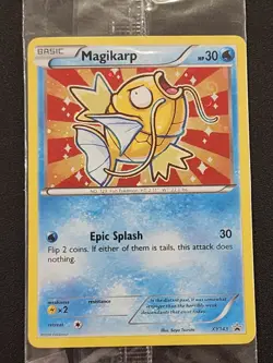 Pokemon TCG Shiny Magikarp Black Star Promo Card XY143 Sealed, Near Mint - Image 1