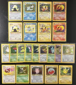 Jungle 100% Complete Set 64/64 Pokemon Cards - Image 1