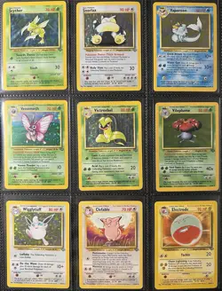 Jungle 100% Complete Set 64/64 Pokemon Cards - Image 3