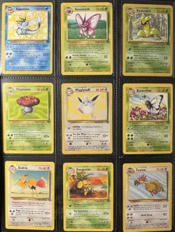 Jungle 100% Complete Set 64/64 Pokemon Cards - Image 5