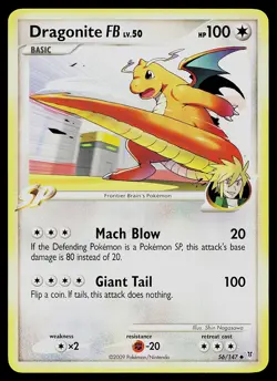 Pokemon Card - Dragonite FB Supreme Victors 56/147 Uncommon - Image 1