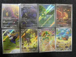 Pokemon Card Lot 8x Japanese AR Art Rare Cards - Image 1