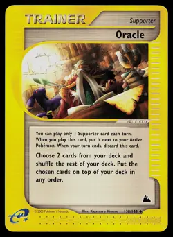 Pokemon Card - Oracle Skyridge 138/144 Non Holo - Image 1